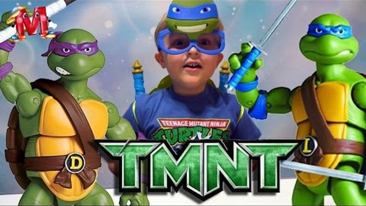 Ниндзя черепашки на канале Hello Mark видео для детей. Teenage Mutant Ninja Turtles TNMT