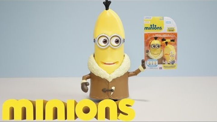BUILD-A-MINION - ARCTIC KEVIN / BANANA - New 2015 Minions Movie Exclusive Toys