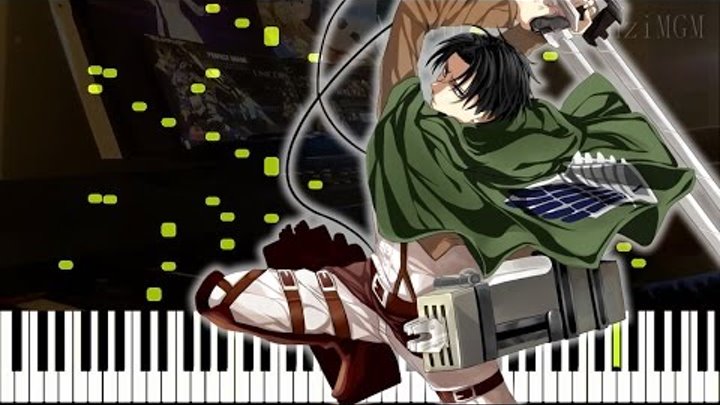 [Attack on Titan Season 2 OP] 進撃の巨人 - "Shinzou wo Sasageyo!" (Synthesia Piano Tutorial - Live Cover)