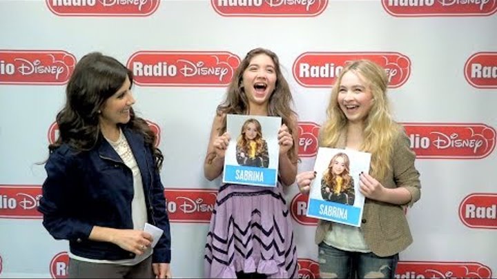 Rowan Blanchard and Sabrina Carpenter Who Is More Likely | Radio Disney Insider | Radio Disney