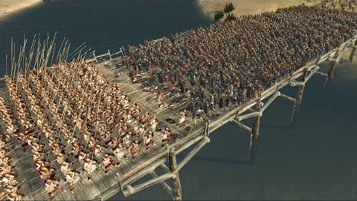 300 SPARTANS vs 6000 BEST EGYPTIAN UNITS - Total War ROME 2