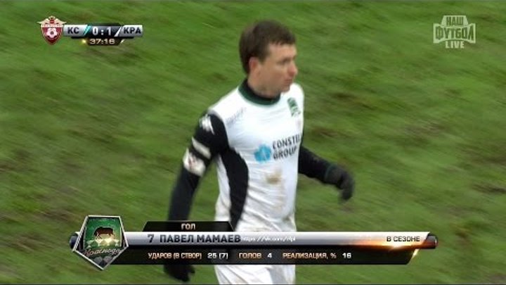 Футбол. РФПЛ.14-й тур. Крылья Советов - Краснодар 0:1 37' Павел Мамаев Футбол. РФПЛ.14-й тур. Крылья Советов - Краснодар 0:1 37' Павел Мамаев