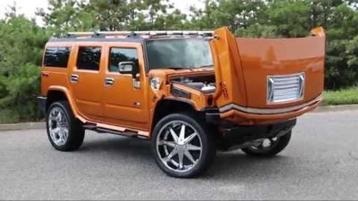 We Be Autos Reviews a 2006 Hummer H2 Special Edition~Fusion Orange~26" Dub Rims~5,684 Miles!