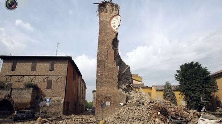 землетрясение в Италии 2016 НОВЫЕ КАДРЫ earthquake in Italy