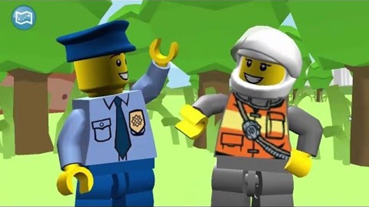 LEGO JUNIORS Мультики про Машинки ЛЕГО мультики Супер полицейский