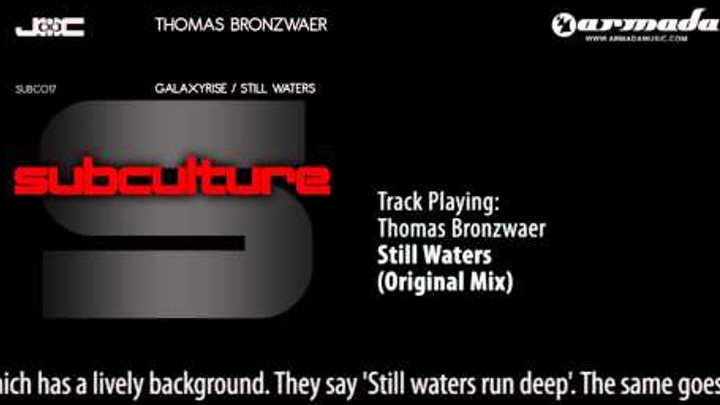 Thomas Bronzwaer - Still Waters (Original Mix)