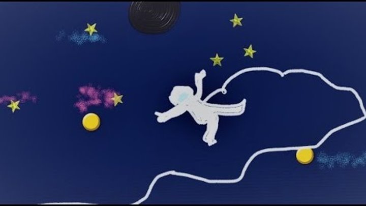 Мультфильм для детей Космическое путешествие - веселый развивающий мультик нарисованный детьми
