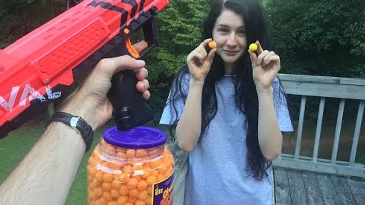A Really Cheesy Nerf Mod (The Rival Apollo Can Fire Cheese Balls)