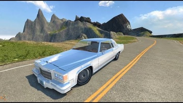 BeamNG.Drive Mod : Cadillac Deville (physics Crash test)
