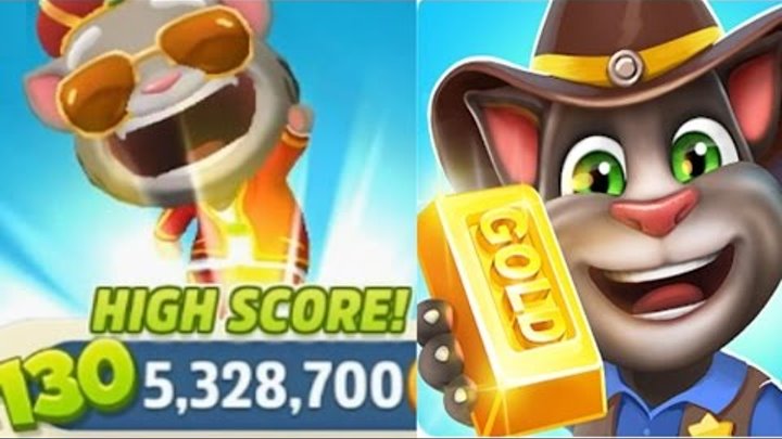 Talking Tom Gold Run World Record 5,328,700 - Update 2017 Cowboy Tom Wild West Talking Tom Gold Run World Record 5,328,700 - Update 2017 Cowboy Tom Wild West