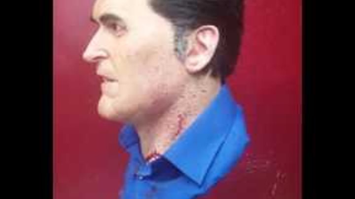 Tribute bust to Ash Williams aka Bruce Campbell from Ash vs Evil Dead.
