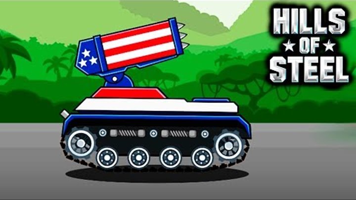 УБОЙНАЯ КАТЮША HILLS of STEEL #8 Сумасшедшие танки мульт ИГРА для детей tanks BATTLE video GAME kids