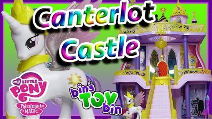 My Little Pony Canterlot Castle Playset with Princess Celestia & Spike! Review by Bin's Toy Bin