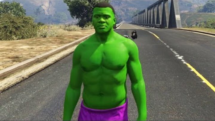 GTA 5 PC Mods The Incredible Hulk Texture Character Mod