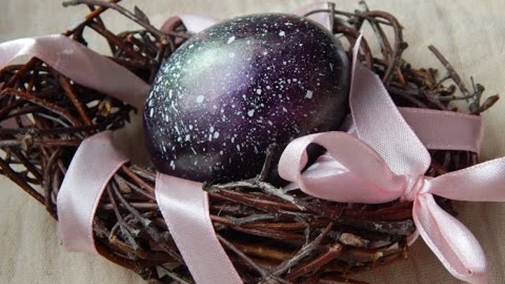 Просто КОСМОС! "КОСМИЧЕСКИЕ" пасхальные яйца ('Cosmic' Easter eggs / 'Kosmische' Ostereier)