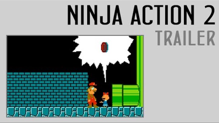 Ниндзя в деле 2 (демо): Марио / Ninja Action 2 (demo): Mario