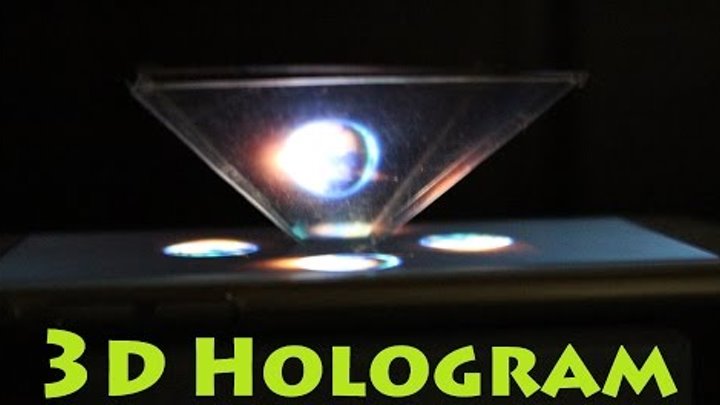 Turn Your Smartphone Into A 3D Hologram Projector using Plastic Sheet