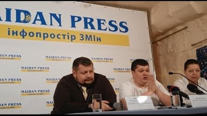 Пресс-конференция по делу политзаключенных Вики Завирухи и Коли Мнишенко