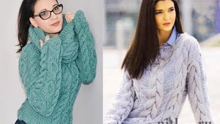 Вязать Джемпер Спицами - фото модели 2018/ Knit Cardigan With Spokes Photo/ Strickjacke mit Speichen