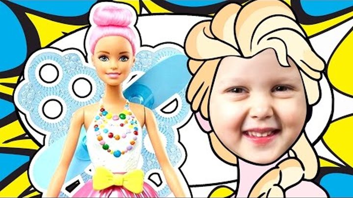 Развлечение для детей кукла Барби Дримтопия Мыльные пузыри Entertainment for children Barbie
