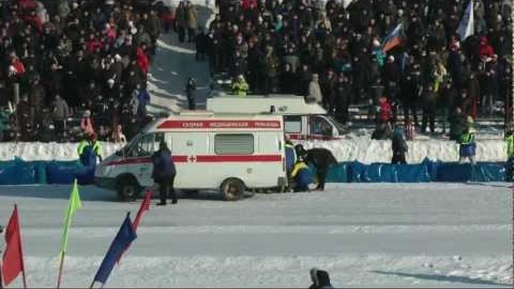 FIM Ice Speedway Gladiators World Championship в Уфе 12.02.2012. Полу финал 1.