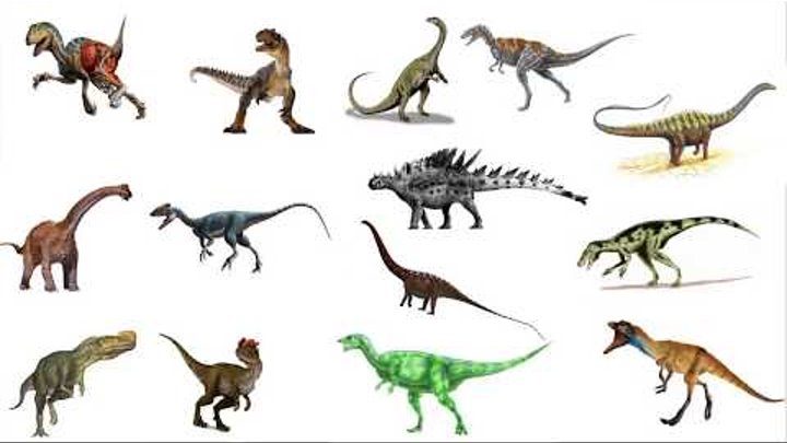 Юрский период. Лесотозавр, Суперзавр и др. Мультик про динозавров