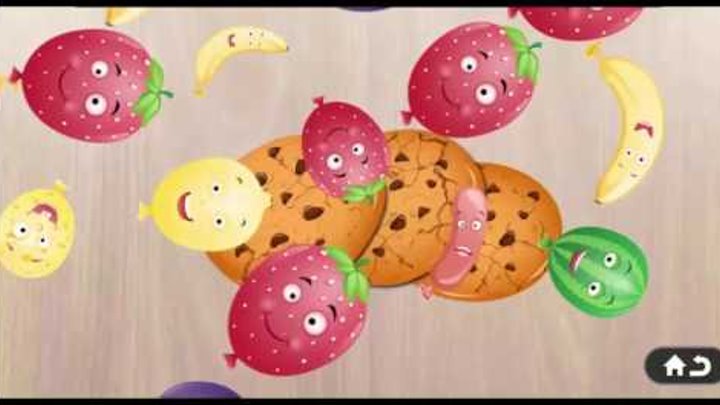 Развивающие мультики для самых маленьких Изучаем разные виды еды Мультфильмы Пазлы #9