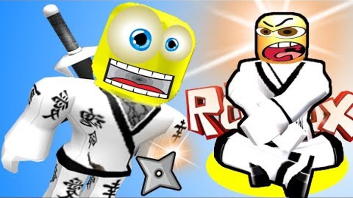 Я стану НИНДЗЯ в ROBLOX челлендж Испытание от учителя Ninja Training Obby Видео для детей от SPTV