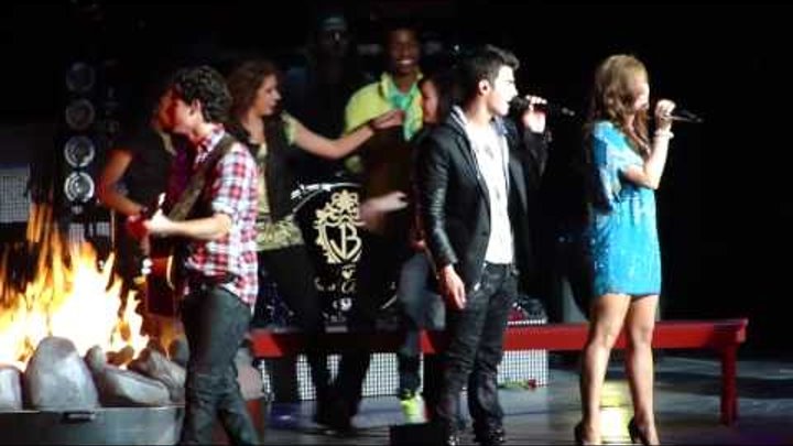 Jonas Brothers Demi Lovato and Camp Rock Cast " Our Song" Indianapolis 08/08/10 Jonas Brothers Demi Lovato and Camp Rock Cast " Our Song" Indianapolis 08/08/10