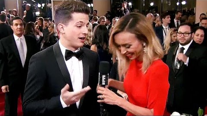 Charlie Puth Teases Selena Gomez COLLAB at Golden Globes 2016