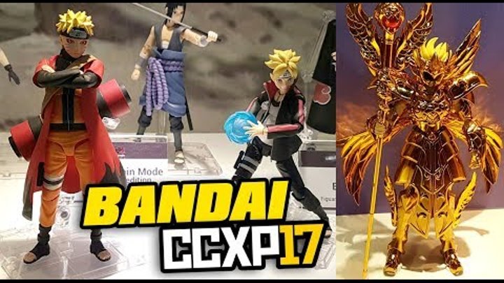 Cobertura CCXP 2017 Bandai Cloth Myths, Naruto, Marvel / DiegoHDM
