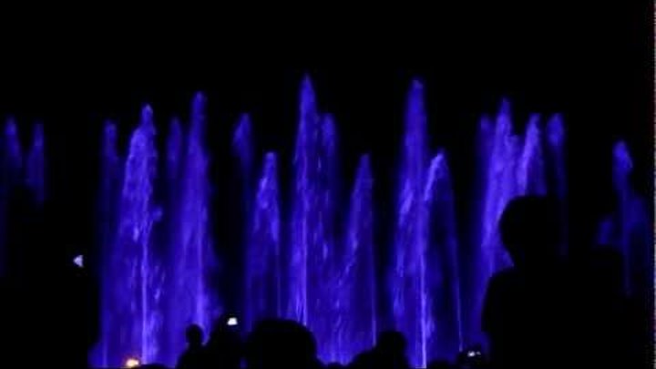 Park Fontann Warszawa Lights Show HD - warsaw fountain - fontaine varsovienne