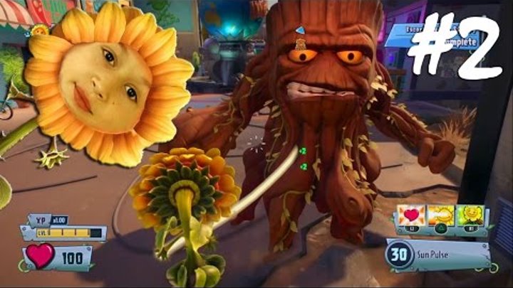 #2 Plants vs. Zombies Garden Warfare 2 прохождение на русском Мультик о зомби РАСТЕНИЯ против ЗОМБИ