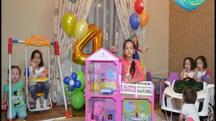 Домик для кукол Барби и с мебелью РАСПАКОВКА игрушки и Герои Дисней для девочек barbie for girls