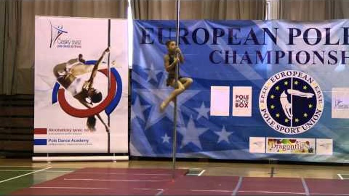 European Pole Sport Championship 2013 Solo Children Aleksandra Karpova - 1st place