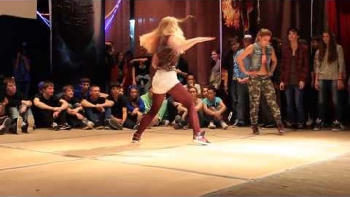 "Танцевальная лига" 3 СЕЗОН Dancehall battle Vika Popravko vs Nastya Chetvergova(win)