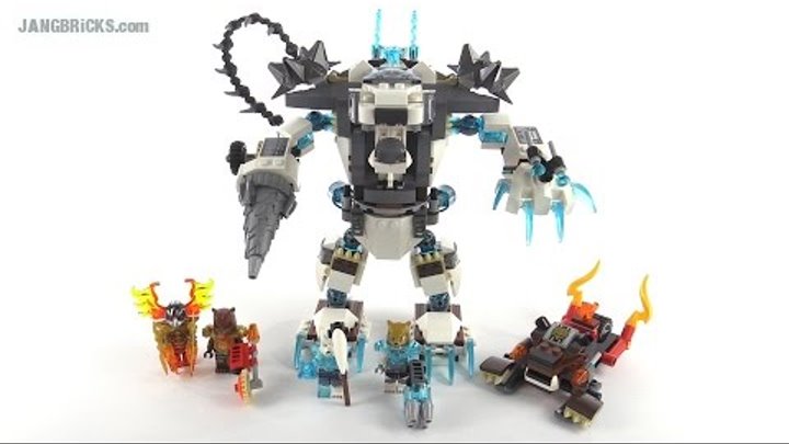 LEGO Chima Icebite's Claw Driller review! set 70223