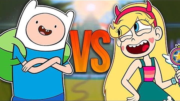 СУПЕР РЭП БИТВА: Стар против Сил Зла VS Время Приключений (STAR BUTTERFLY Против ADVENTURE TIME)