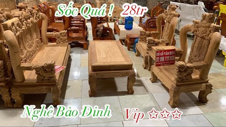 Chủ Tịch Quá Sốc Vì Giá 28tr Của Bộ Nghê Bảo Đỉnh Gỗ Gõ Đỏ Tay 12 và Cái Kết . Đồ Gỗ Văn Biên Chủ Tịch Quá Sốc Vì Giá 28tr Của Bộ Nghê Bảo Đỉnh Gỗ Gõ Đỏ Tay 12 và Cái Kết . Đồ Gỗ Văn Biên