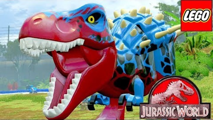 ЛЕГО мультик про динозавров Парк Юрского Периода НАПАДЕНИЕ НА ЛАГЕРЬ 11 серия #игровой мультфильм
