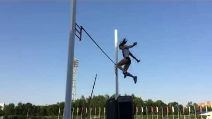 Исинбаева на чемпионате России по легкой атлетике 2016