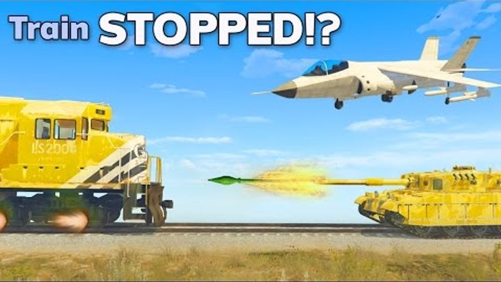 CAN *AN ENTIRE ARMY* STOP THE TRAIN IN GTA 5?