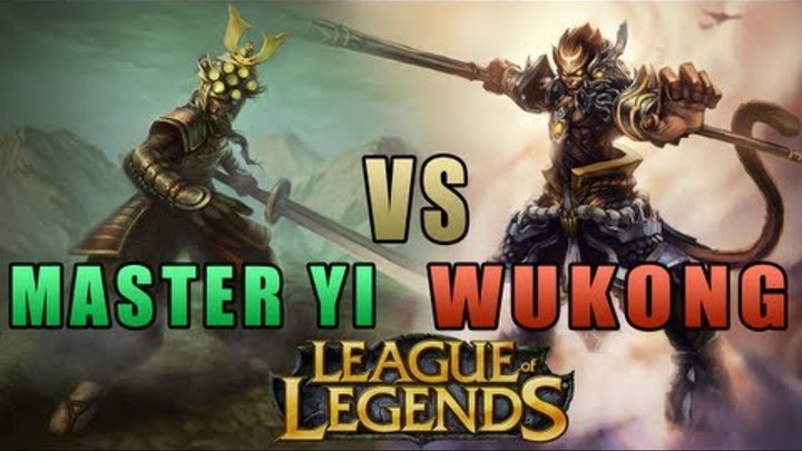 League of Legends - 1v1 Mid SONG - Master Yi vs Wukong [Epic Rap Battles of History Parody]
