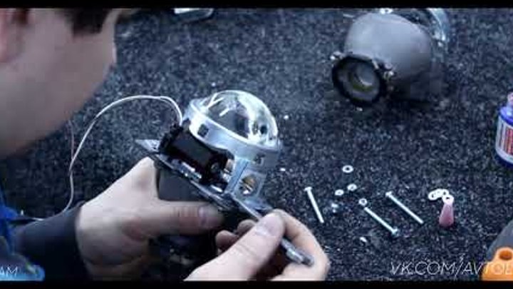 Улучшение света - установка би-ксенон линз в toyota rav4 (III) Улучшение света - установка би-ксенон линз в toyota rav4 (III)