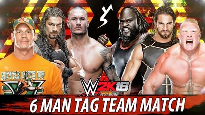 WWE 2K16 - John Cena. Randy Orton. Roman Reigns vs Brock Lesnar. Seth Rollins. Mark Henry WWE 2K16 - John Cena. Randy Orton. Roman Reigns vs Brock Lesnar. Seth Rollins. Mark Henry