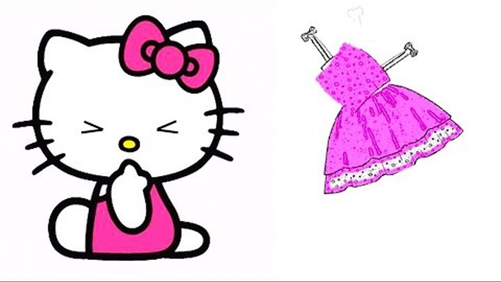 Порвали Платье Мамы Свинки! Видео для девочек: Свинка Пеппа и Хелло Китти Приключения.