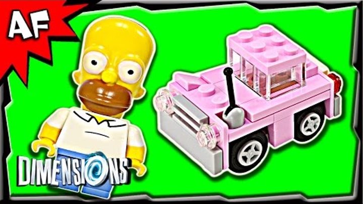 Lego Dimensions SIMPSONS Level Pack 3-in-1 Build Review 71202