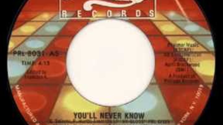 Hi Gloss - You 'll Never Know (Dj "S" Bootleg Extended Re-Mix)