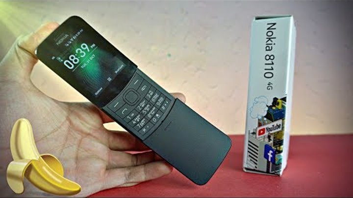 Nokia 8110 4G 🍌Banana Phone is BACK! - UNBOXING!! 🍌