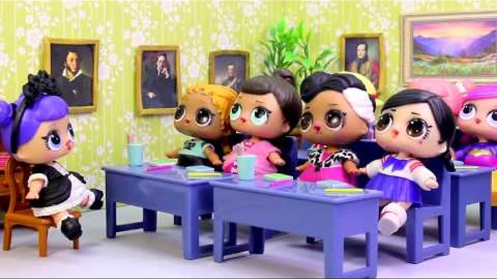 Куклы ЛОЛ Мультик LOL Surprise ШПАРГАЛКА #Школа Сюрпризы Игрушки для Девочек